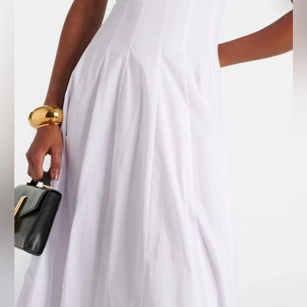 🌺🎉HP🎉🌺 NWT Staud Wells Maxi Dress White - Picture 4 of 16